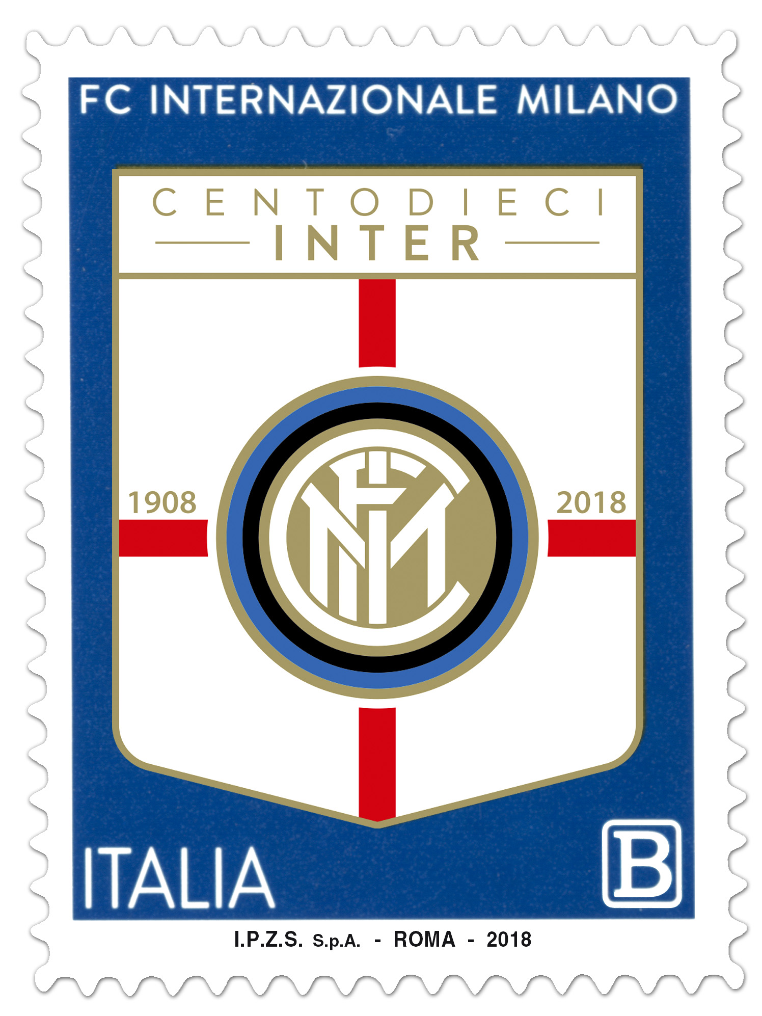 Francobollo Inter